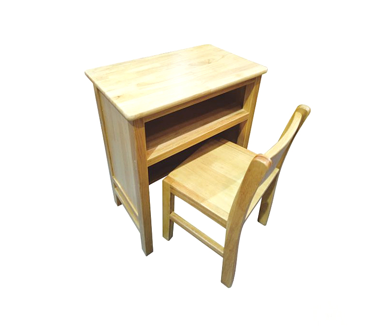 FH21-6202 单人实木桌椅