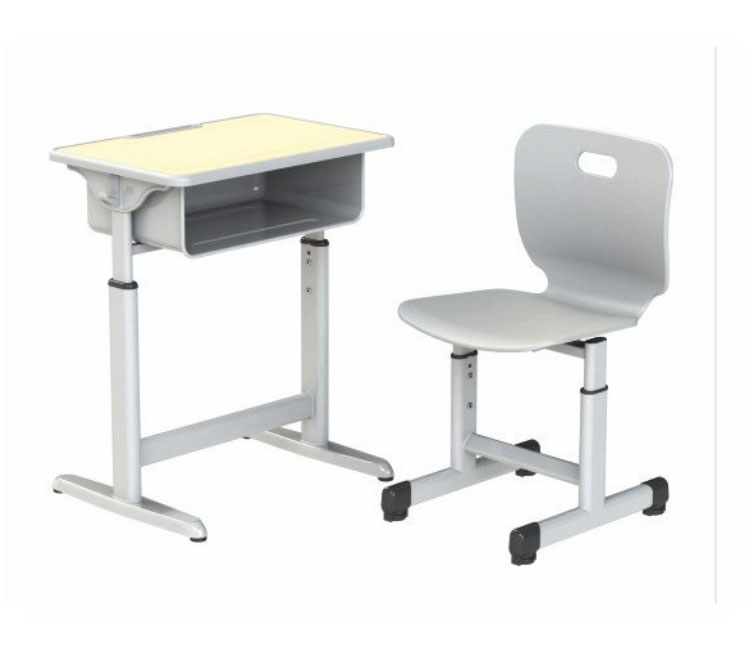 FH21-KZ038 注塑包边套管式学生课桌椅