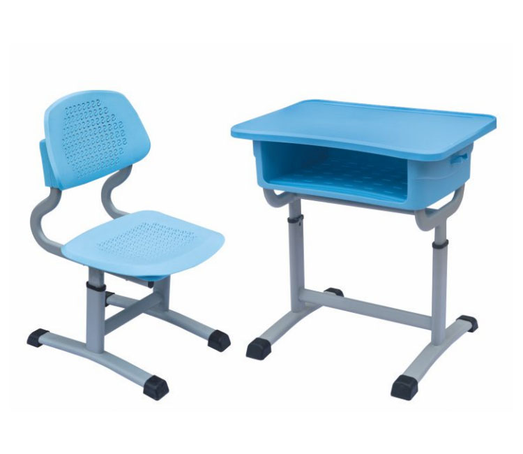 FH21-KZ005 塑料提拉式学生课桌椅
