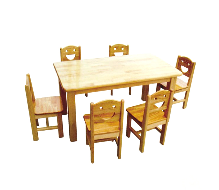 FH21-6602 橡胶木六人桌