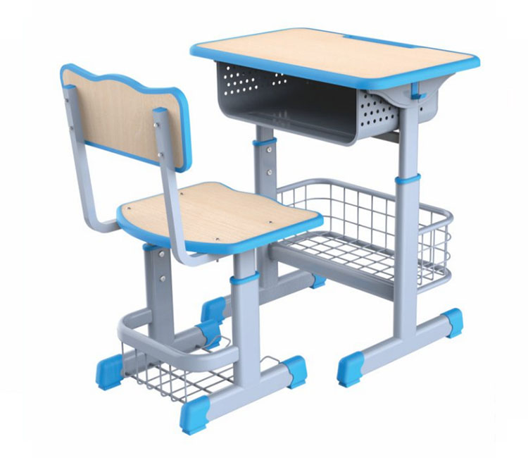 FH21-KZ025 注塑包边套管式学生课桌椅