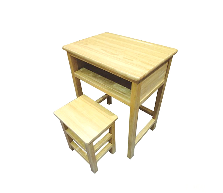 FH21-6201 单人实木桌带小方凳