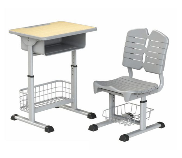FH21-KZ034 注塑包边套管式学生课桌椅