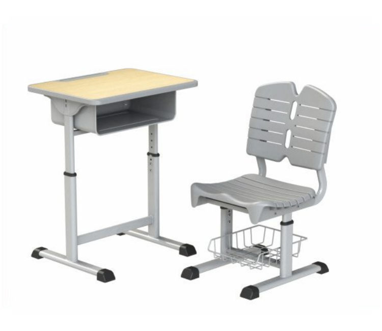 FH21-KZ037 注塑包边套管式学生课桌椅